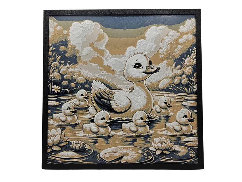 Mother Duck and Ducklings