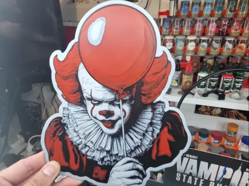 Pennywise Hueforge - It by Dakiren HueForge model: Pennywise Hueforge - It by Dakiren