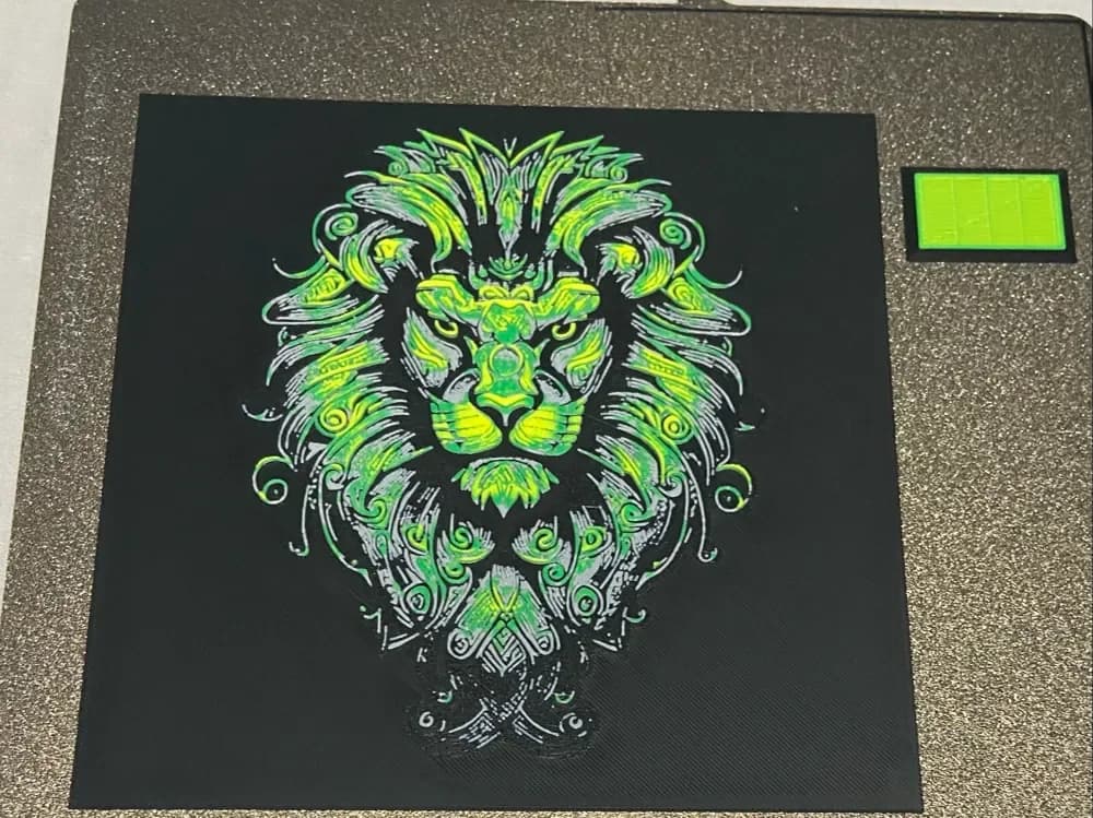 Mandala Lion Hueforge by Morganja HueForge model: Mandala Lion Hueforge by Morganja