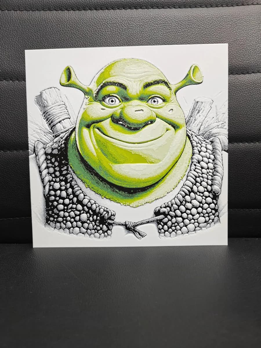 Shrek by TheHueforgeLady HueForge model: Shrek by TheHueforgeLady