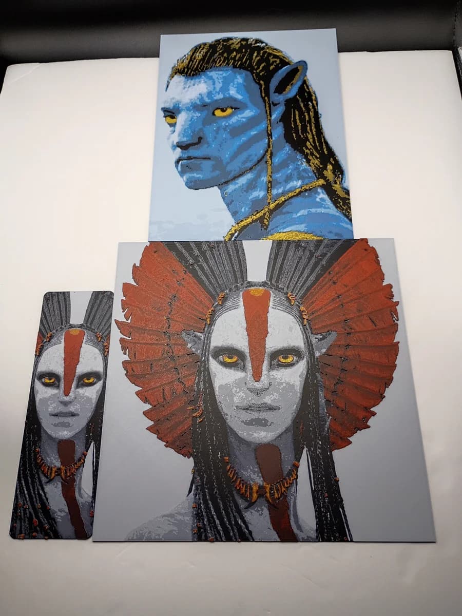 HueForge model: Avatar by 3djd