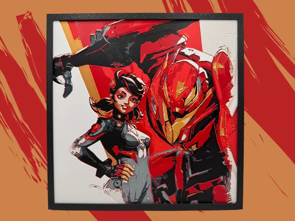 HueForge model: Peni Parker - Marvel Rivals Hueforge by Canadian Gamer