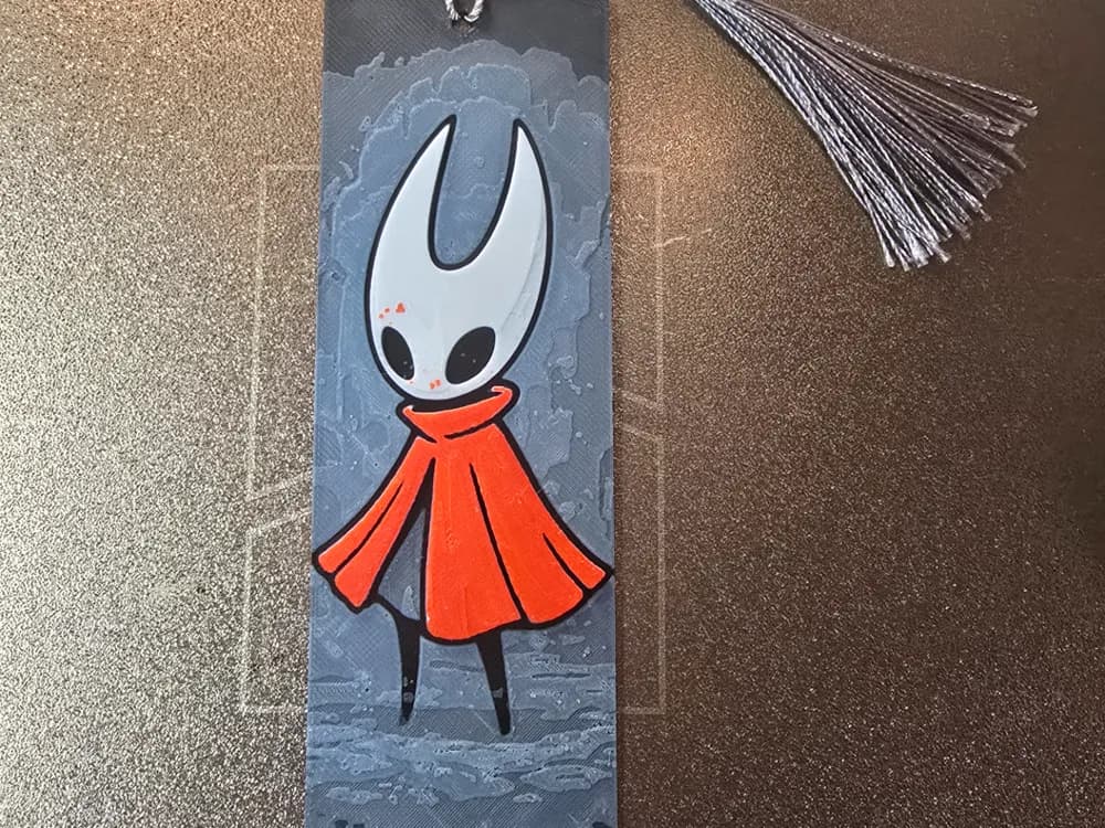 Bookmark silk song - Hornet by 3D-Mentiel HueForge model: Bookmark silk song - Hornet by 3D-Mentiel