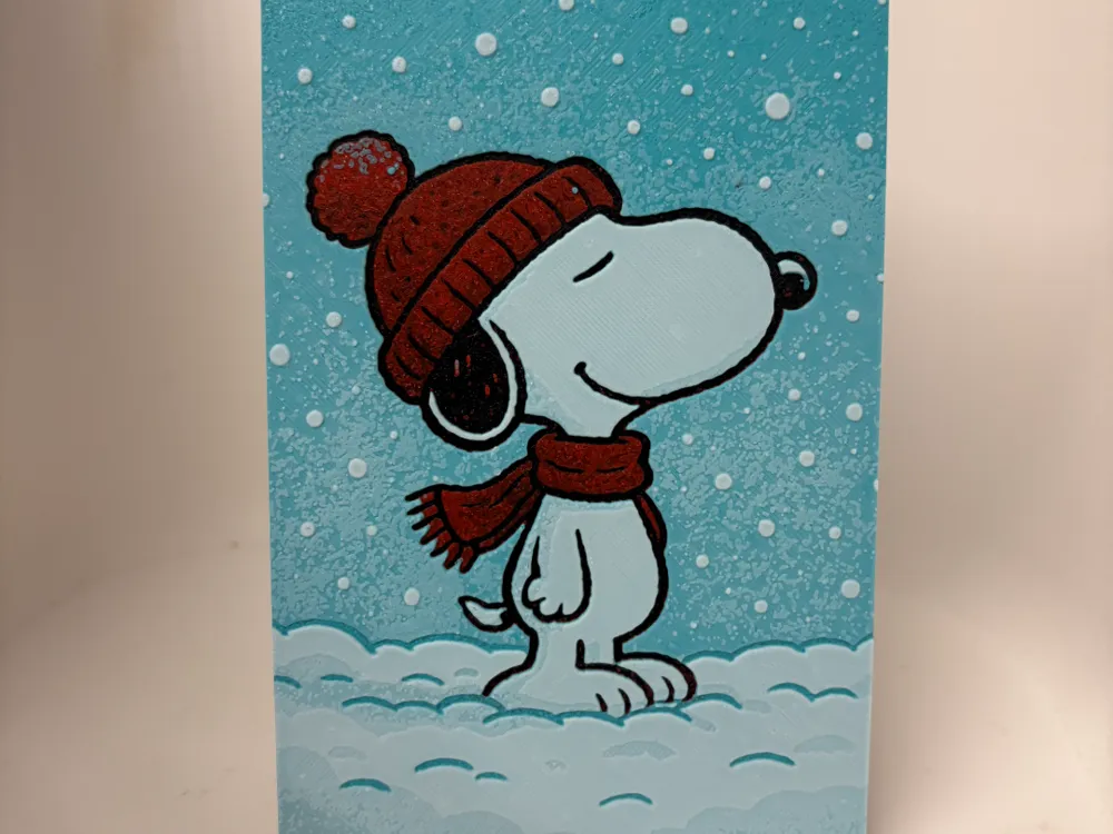 Snoopy Hueforge by Morganja HueForge model: Snoopy Hueforge by Morganja