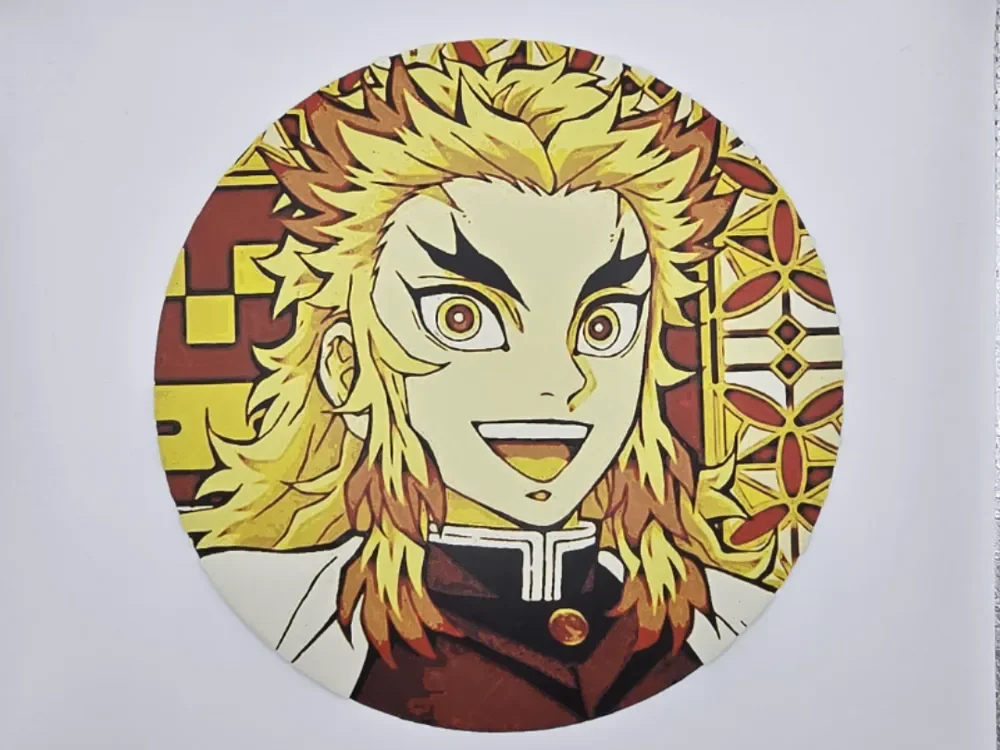 Rengoku Demon Slayer by Kactus Fpv HueForge model: Rengoku Demon Slayer by Kactus Fpv