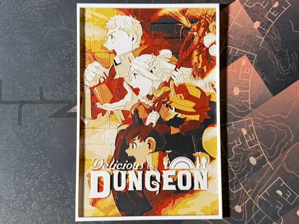 Delicious in Dungeon - HueForge Anime by ZorPrime7 HueForge model: Delicious in Dungeon - HueForge Anime by ZorPrime7
