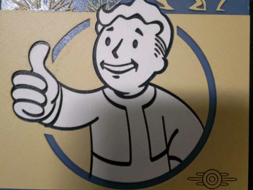 HueForge model: Fallout Vault Forever by Asgar3D