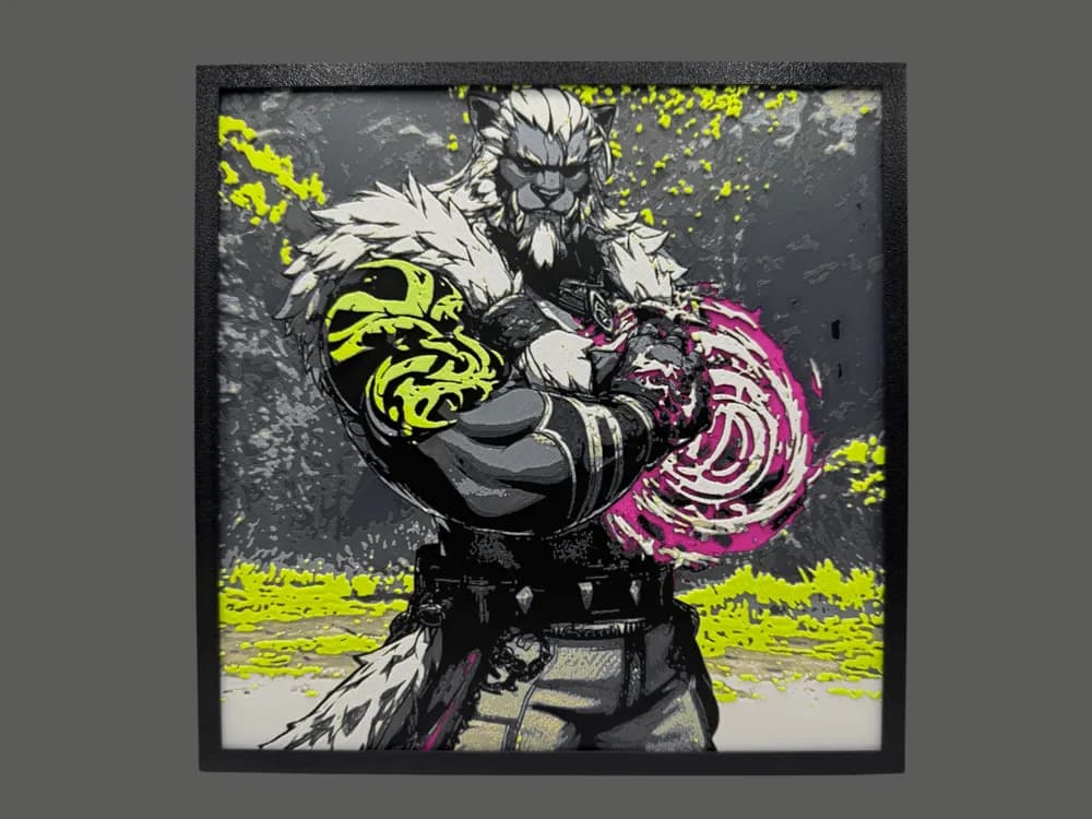 HueForge model: Hrothgar - Final Fantasy XIV by Canadian Gamer