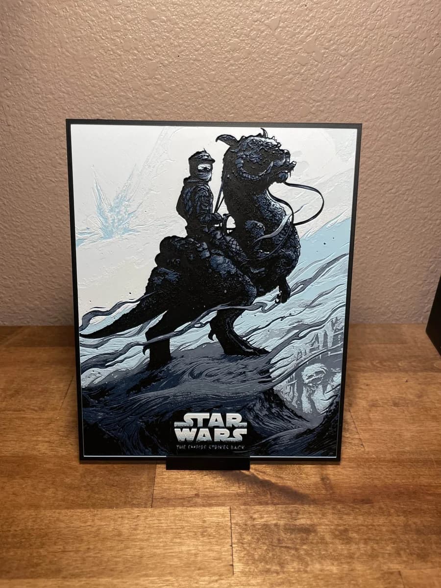 Star Wars - The Empire Strikes Back by Cloudy Nostalgia HueForge model: Star Wars - The Empire Strikes Back by Cloudy Nostalgia