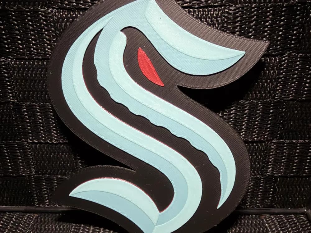 Seattle Kraken Logo - Hueforge Seattle Kraken Logo - Hueforge