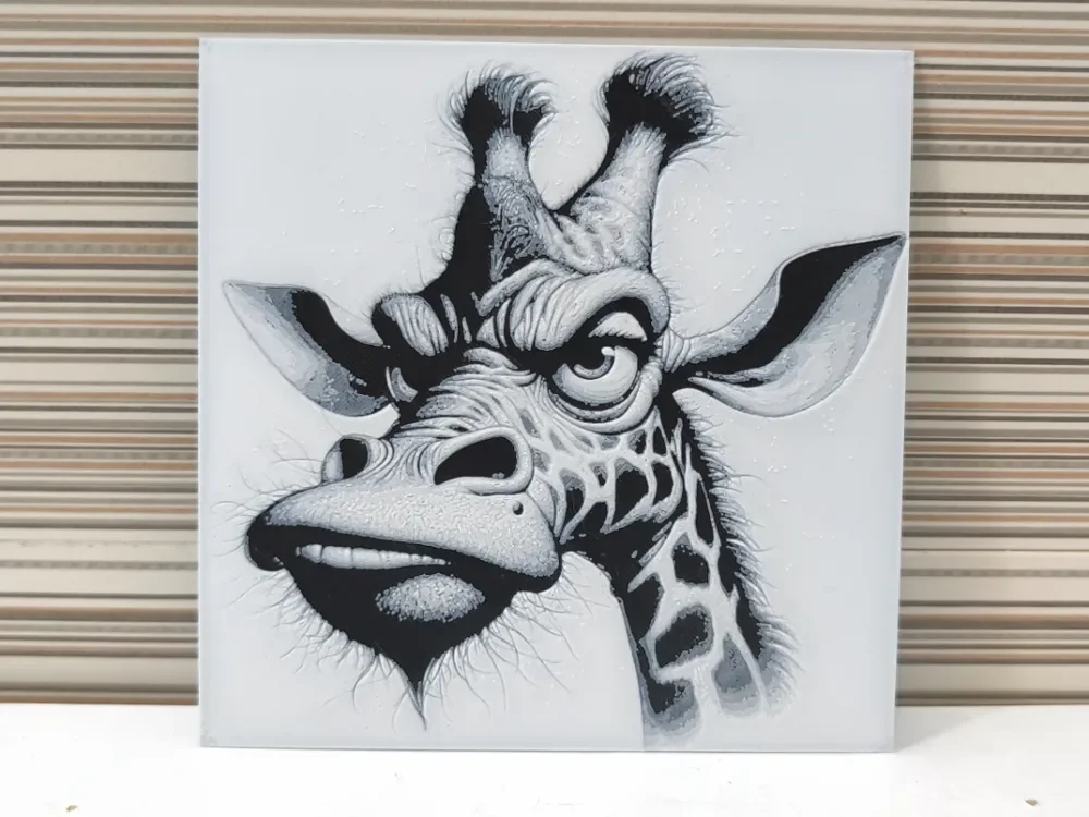Hueforge Giraffe by Litolunar HueForge model: Hueforge Giraffe by Litolunar