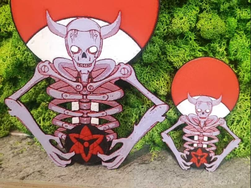 Big and Small Susano by Garuda3D HueForge model: Big and Small Susano by Garuda3D