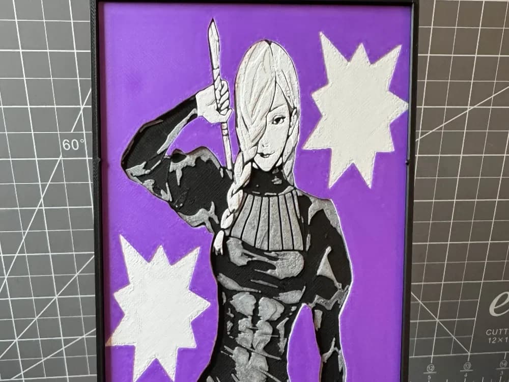 HueForge model: Mei Mei's Forge from Jujutsu Kaisen by SBC Creations