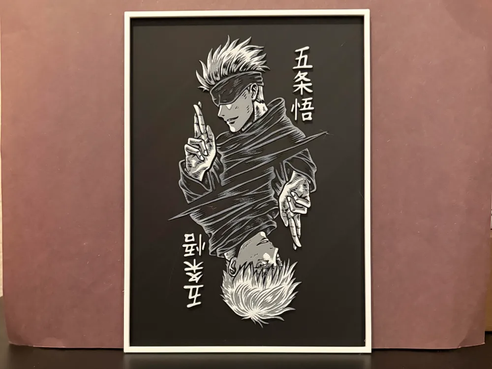 Jujutsu Kaisen - Satoru Gojo Hueforge Jujutsu Kaisen - Satoru Gojo Hueforge