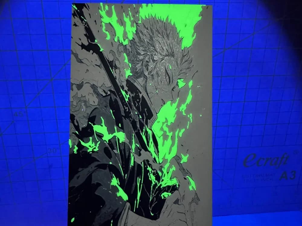 HueForge model: Hueforge of Sanemi Shinazugawa the Wind Hashira by SBC Creations