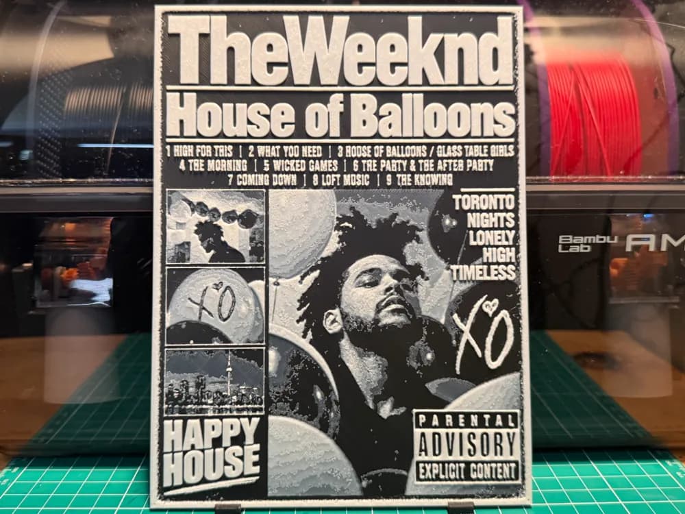 The Weeknd House Of Balloons Poster The Weeknd House Of Balloons Poster