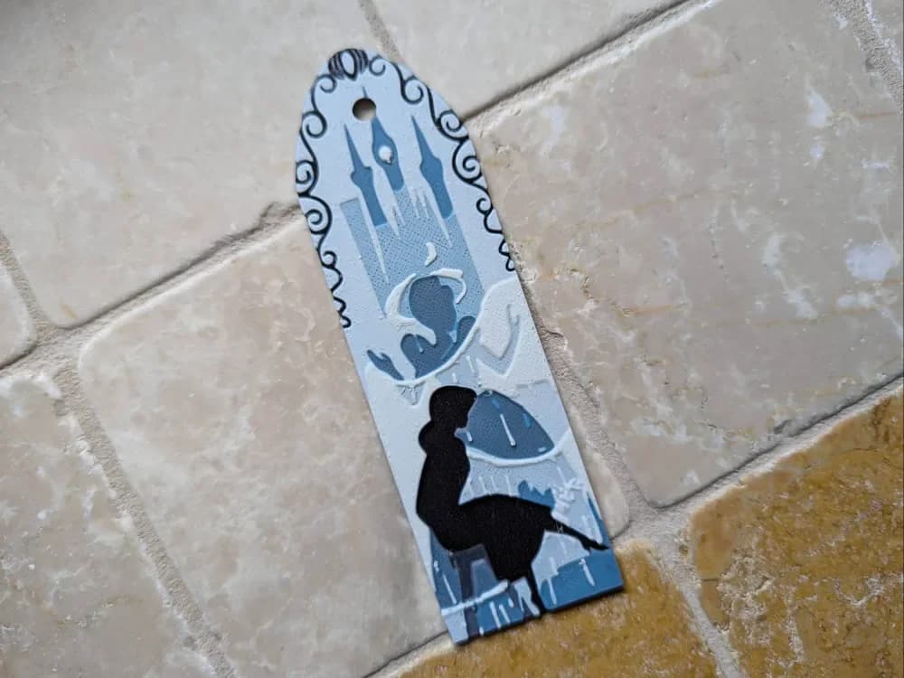 Cinderella - Cinderella Bookmark Hueforge by suaimondi HueForge model: Cinderella - Cinderella Bookmark Hueforge by suaimondi