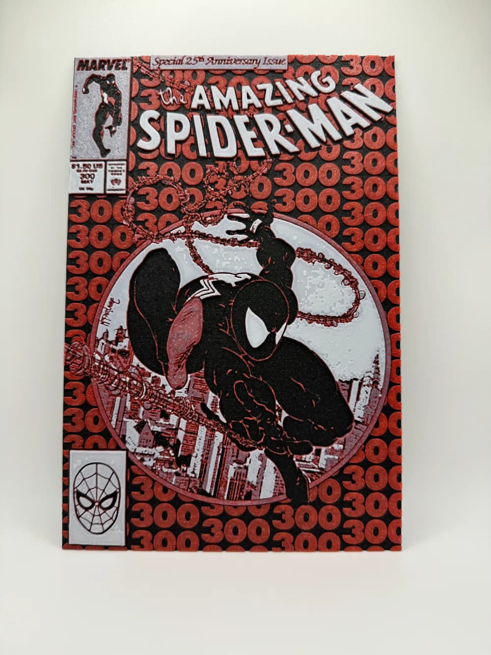 Amazing Spider-Man #300 - Comic Cover by Canadian Gamer HueForge model: Amazing Spider-Man #300 - Comic Cover by Canadian Gamer