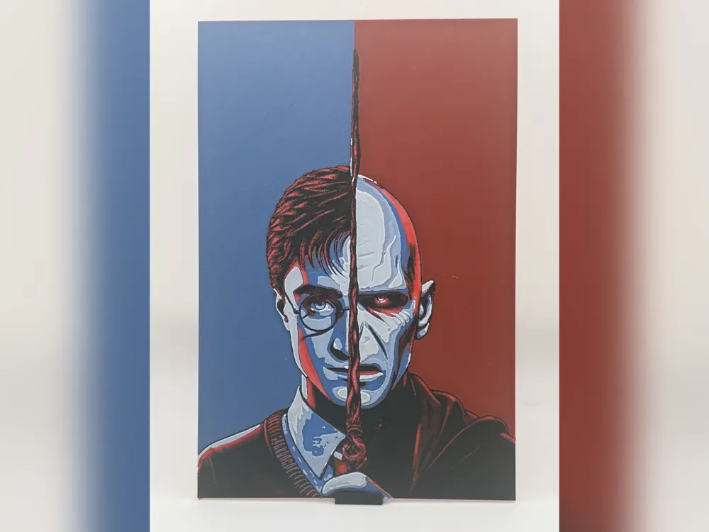 Harry Potter / Voldemort HueForge Print by iPrintStuffau HueForge model: Harry Potter / Voldemort HueForge Print by iPrintStuffau