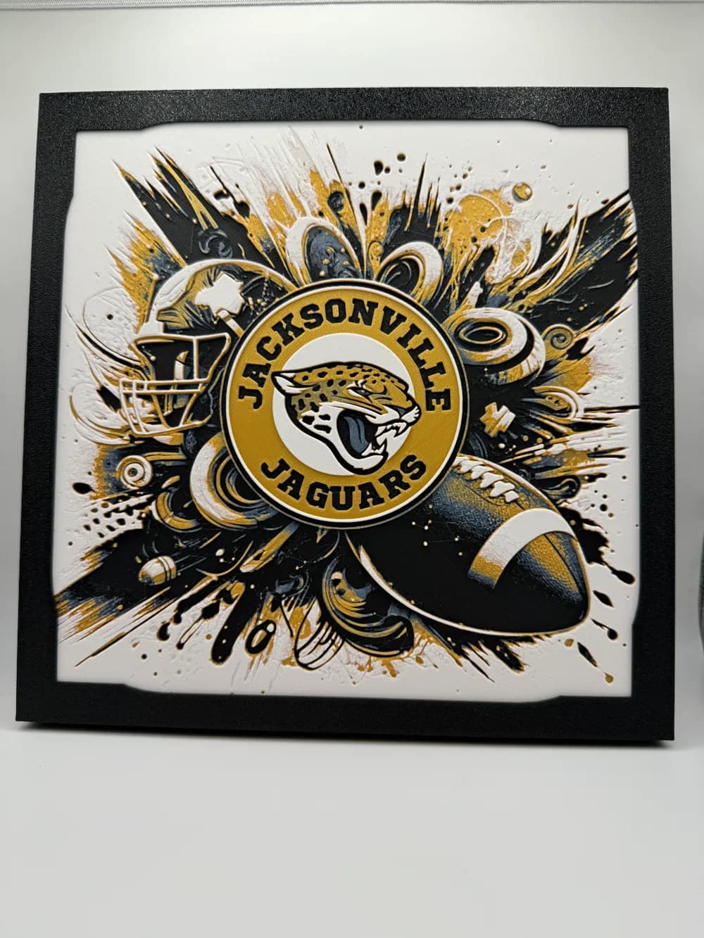 Jacksonville Jaguars - NFL Hueforge by Canadian Gamer HueForge model: Jacksonville Jaguars - NFL Hueforge by Canadian Gamer