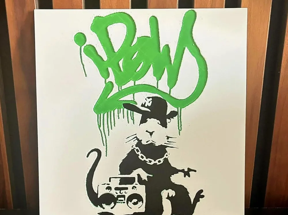 Banksy Gangsta Rat IPOW Banksy Gangsta Rat IPOW