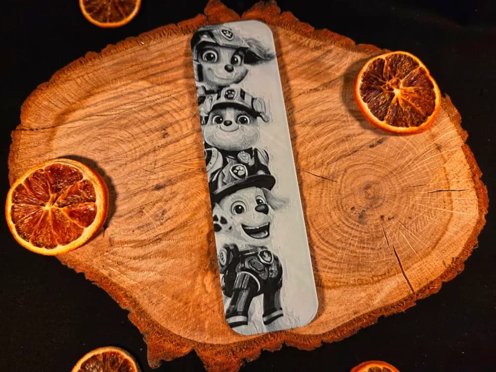 Paw patrol 2 bookmark - hueforge Paw patrol 2 bookmark - hueforge