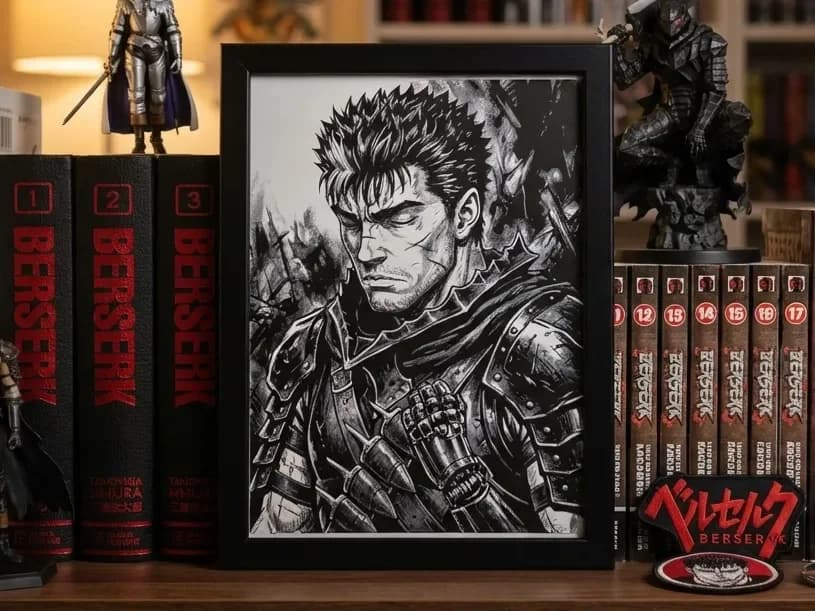 Guts - Berserk - HueForge by keko HueForge model: Guts - Berserk - HueForge by keko