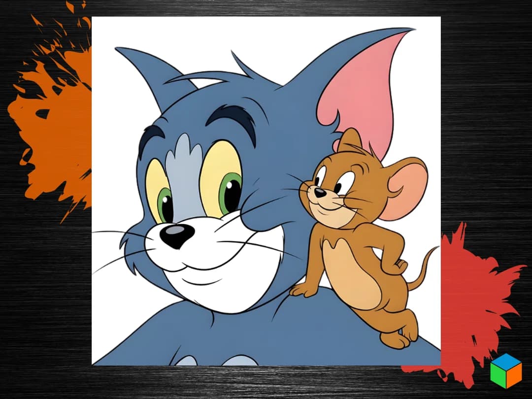 🐭 Tom and Jerry by 3D Prints By Vic HueForge model: 🐭 Tom and Jerry by 3D Prints By Vic