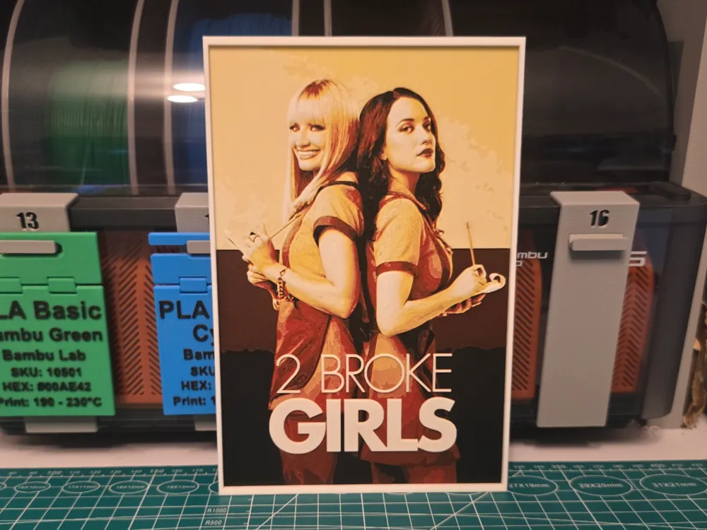 2 Broke Girls Show Poster - Hueforge Art 2 Broke Girls Show Poster - Hueforge Art