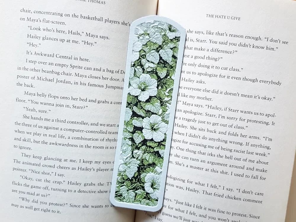 Bookmark, Flower Vine Green by Dame Jo HueForge model: Bookmark, Flower Vine Green by Dame Jo