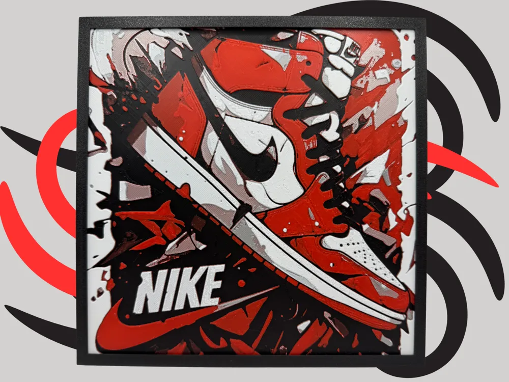 Nike - Just Do it by Canadian Gamer HueForge model: Nike - Just Do it by Canadian Gamer