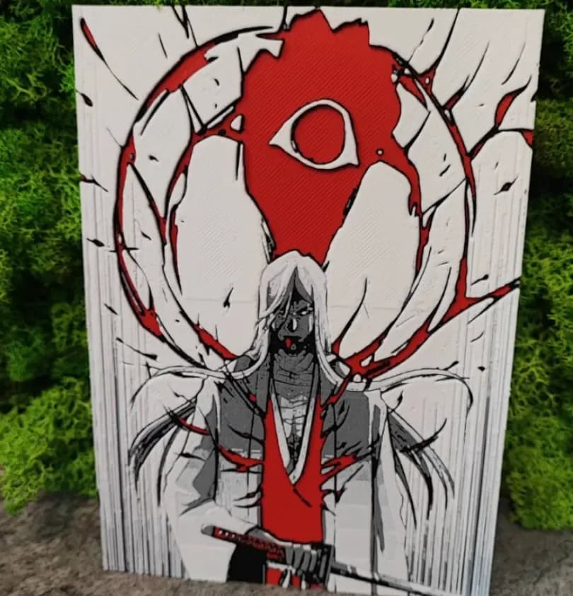 Ukitake by Garuda3D HueForge model: Ukitake by Garuda3D