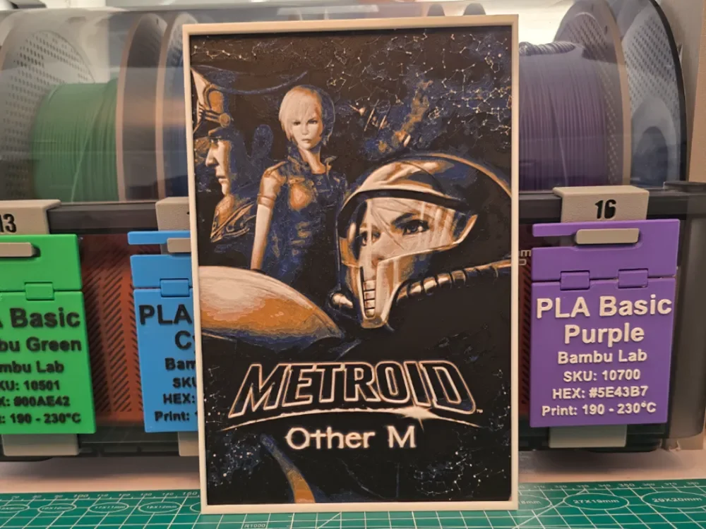 Metroid: Other M - Hueforge Art by Lumpy3D HueForge model: Metroid: Other M - Hueforge Art by Lumpy3D