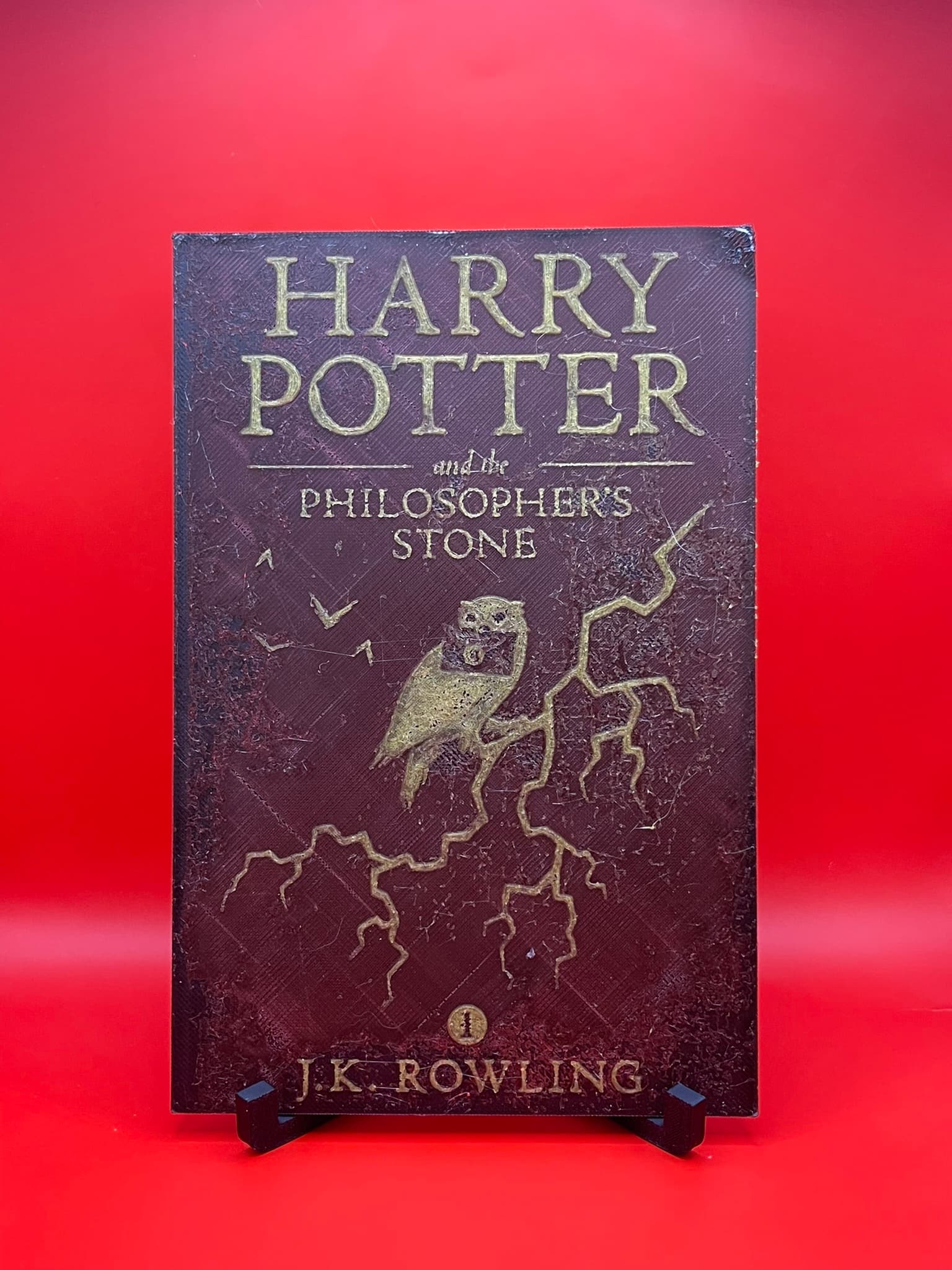 Harry Potter & The Philosopher's (Sorcerer's) Stone HueForge Book Cover Fan Art Harry Potter & The Philosopher's (Sorcerer's) Stone HueForge Book Cover Fan Art