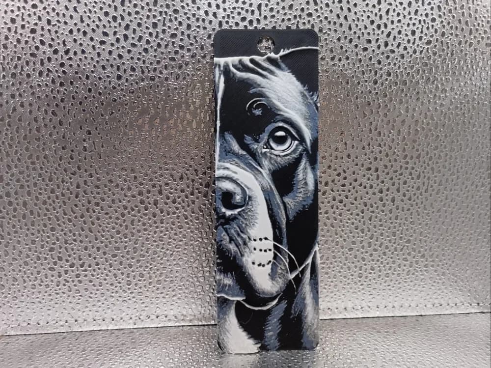 Bulloxer Bookmark – Hueforge by Borishotch Industries HueForge model: Bulloxer Bookmark – Hueforge by Borishotch Industries