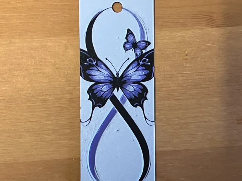 cancer bow bookmark by Morganja HueForge model: cancer bow bookmark by Morganja