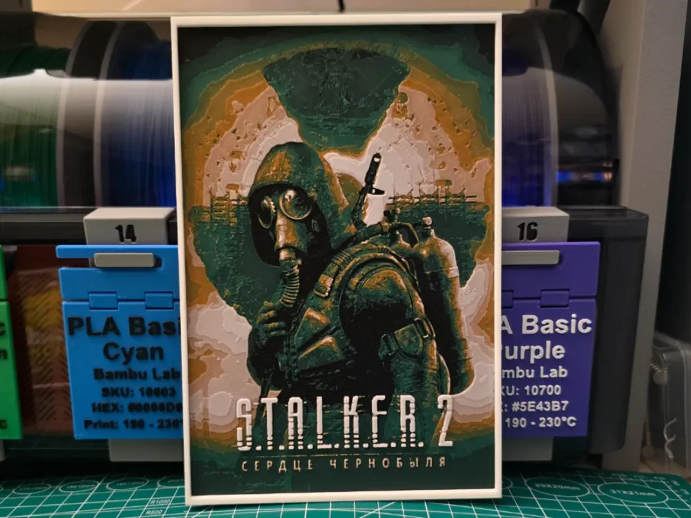 S.T.A.L.K.E.R 2 Heart of Chornobyl — Hueforge Art by Lumpy3D HueForge model: S.T.A.L.K.E.R 2 Heart of Chornobyl — Hueforge Art by Lumpy3D
