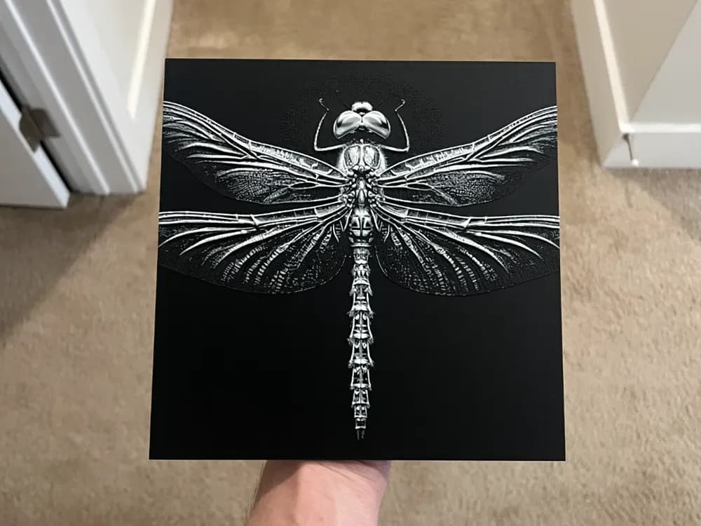 Dragonfly Art Hueforge by RP47 Designs HueForge model: Dragonfly Art Hueforge by RP47 Designs