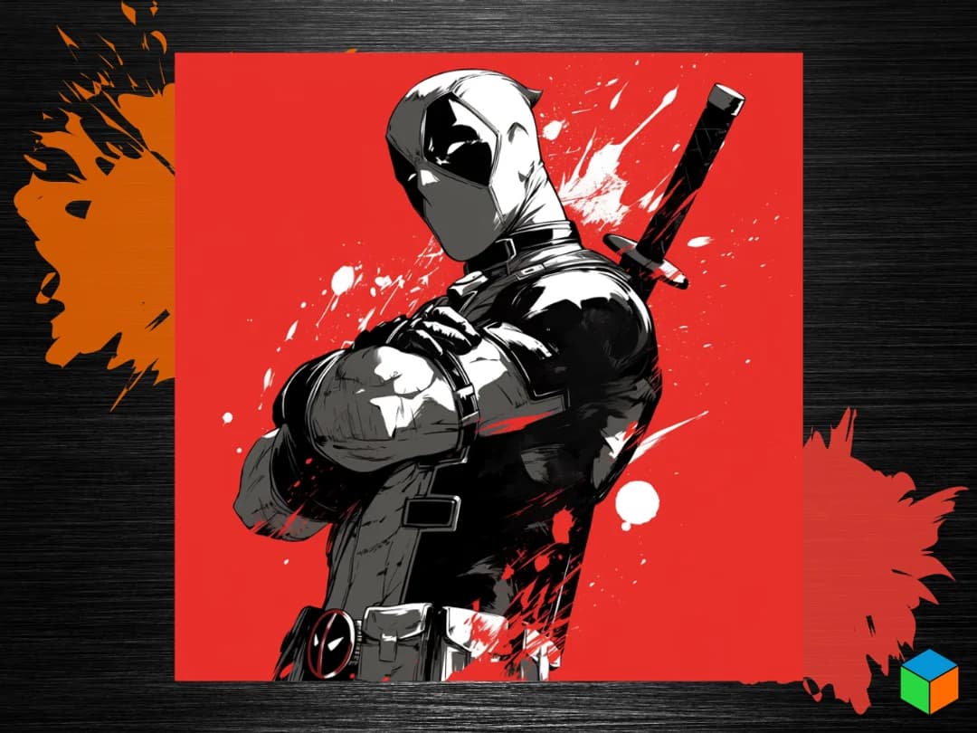 Deadpool by 3D Prints By Vic HueForge model: Deadpool by 3D Prints By Vic