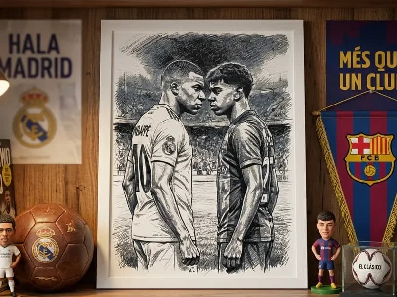 Mbappe VS Lamine Yamal - HueForge by keko HueForge model: Mbappe VS Lamine Yamal - HueForge by keko