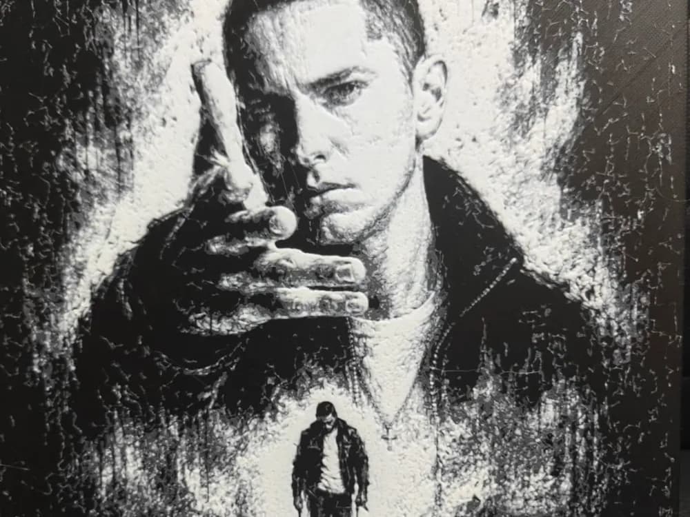 Eminem by TheHueforgeLady HueForge model: Eminem by TheHueforgeLady