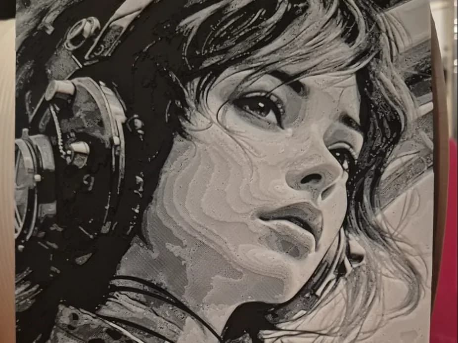 The Pilot hueforge by Buntsta HueForge model: The Pilot hueforge by Buntsta