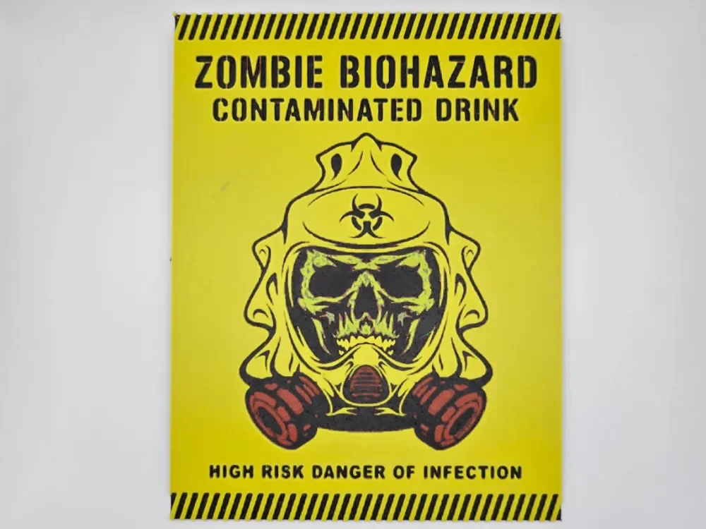 Sign Zombie Biohazard Sign Zombie Biohazard