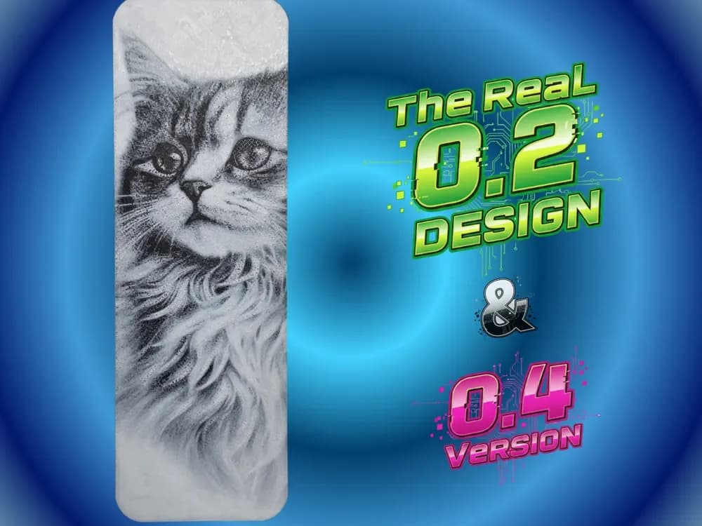 Cat Bookmark by Atrus Design HueForge model: Cat Bookmark by Atrus Design