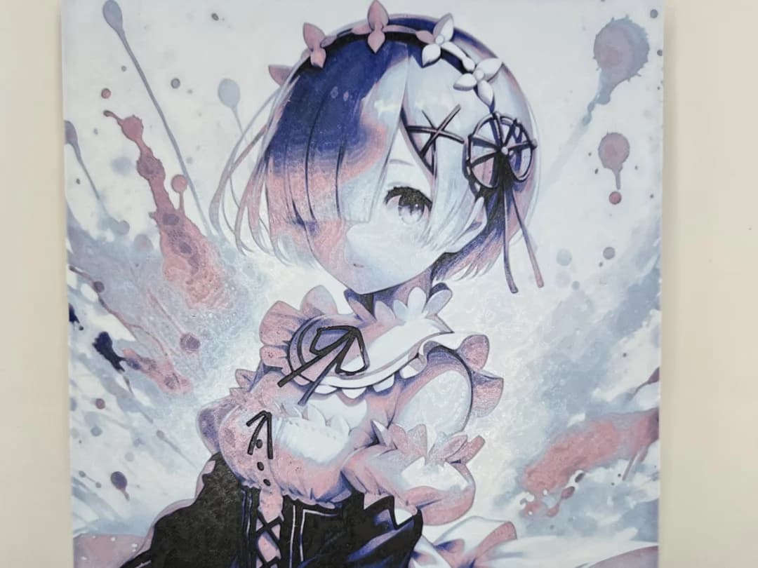 Graffiti Rem Hueforge by 3Ree Printing HueForge model: Graffiti Rem Hueforge by 3Ree Printing