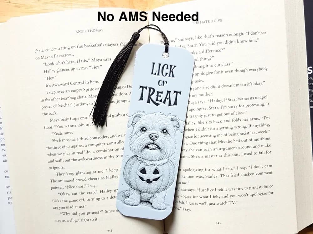 Bookmark, Lick or Treat. Hueforge. Bookmark, Lick or Treat. Hueforge.