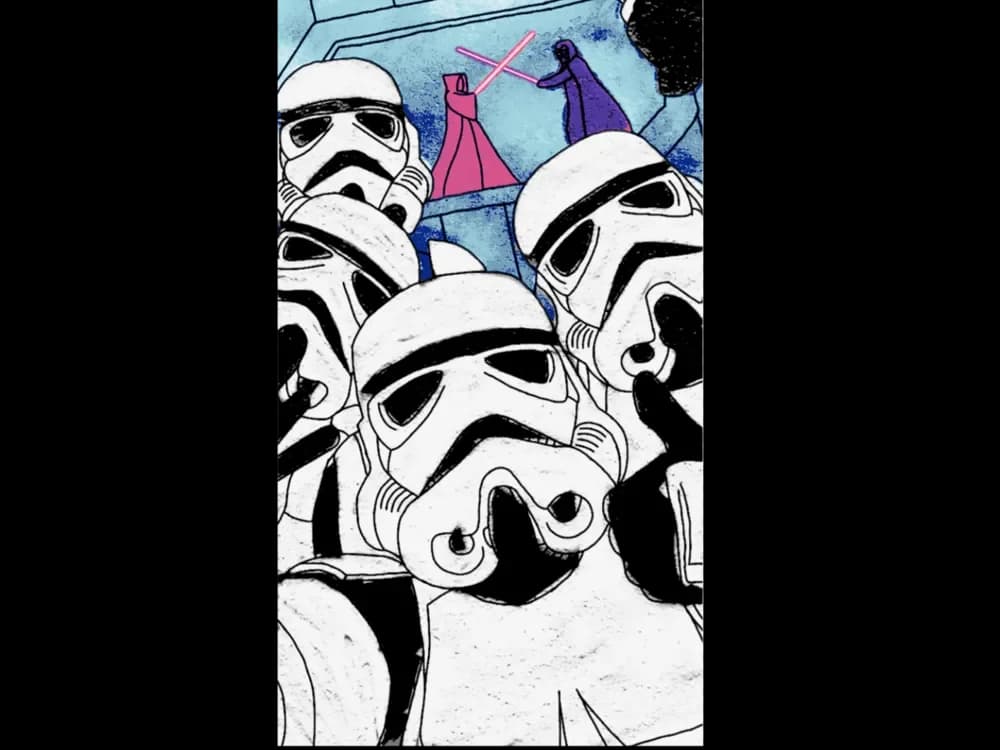 Stormtrooper Thumbs Up - Chroma Canvas by 3D_Rey HueForge model: Stormtrooper Thumbs Up - Chroma Canvas by 3D_Rey