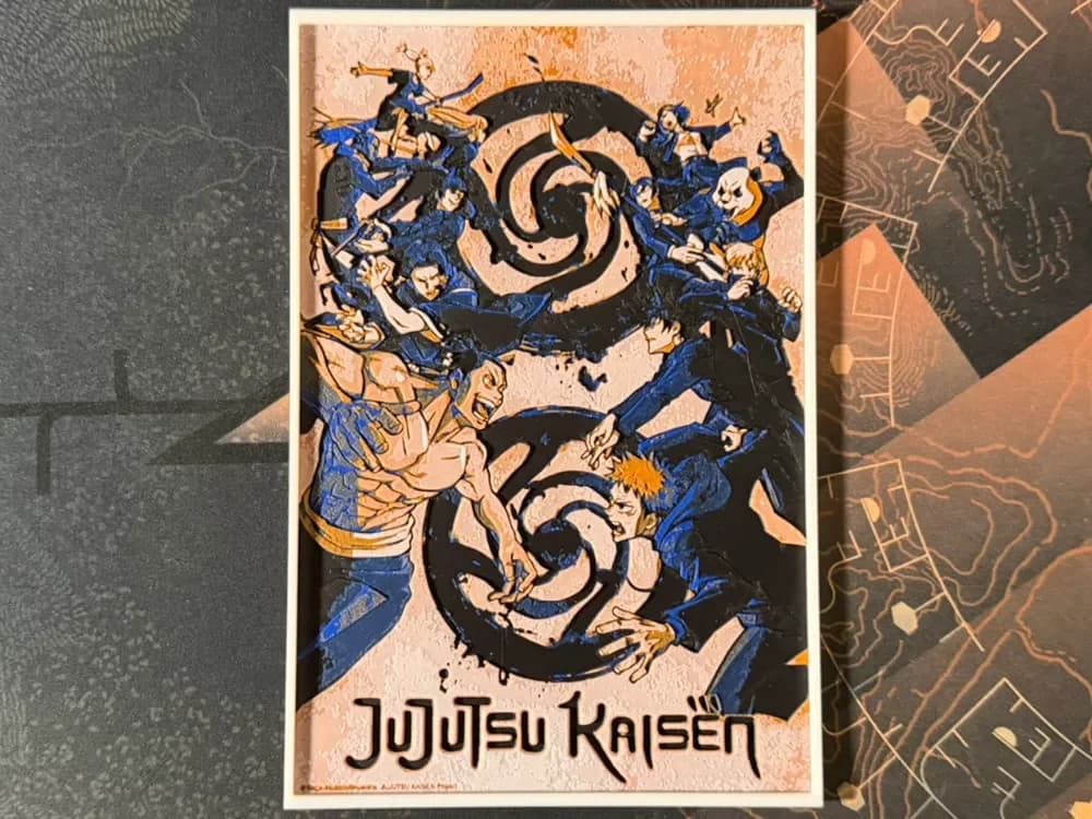 Jujutsu Kaisen v1 - HueForge Anime by ZorPrime7 HueForge model: Jujutsu Kaisen v1 - HueForge Anime by ZorPrime7