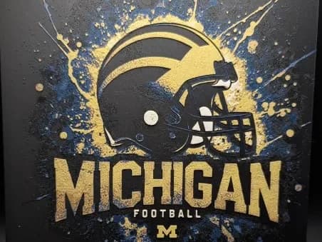 HueForge model: Wolverines Hueforge by the_bearded_jedi