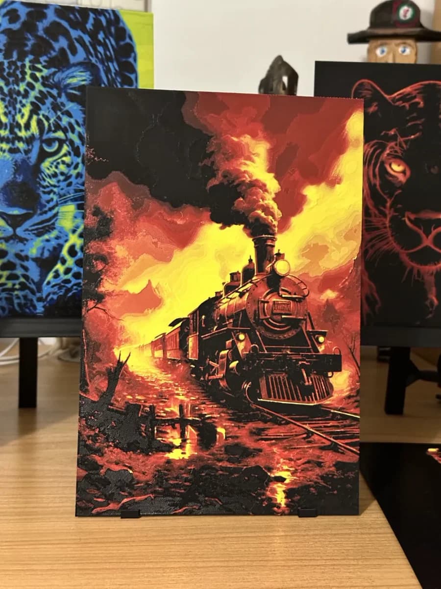 Old Train HueForge Old Train HueForge